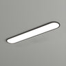 Cloakroom Black Strip LED Flush Mount Ceiling Light Image - 4