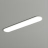 Cloakroom Black Strip LED Flush Mount Ceiling Light Image - 6