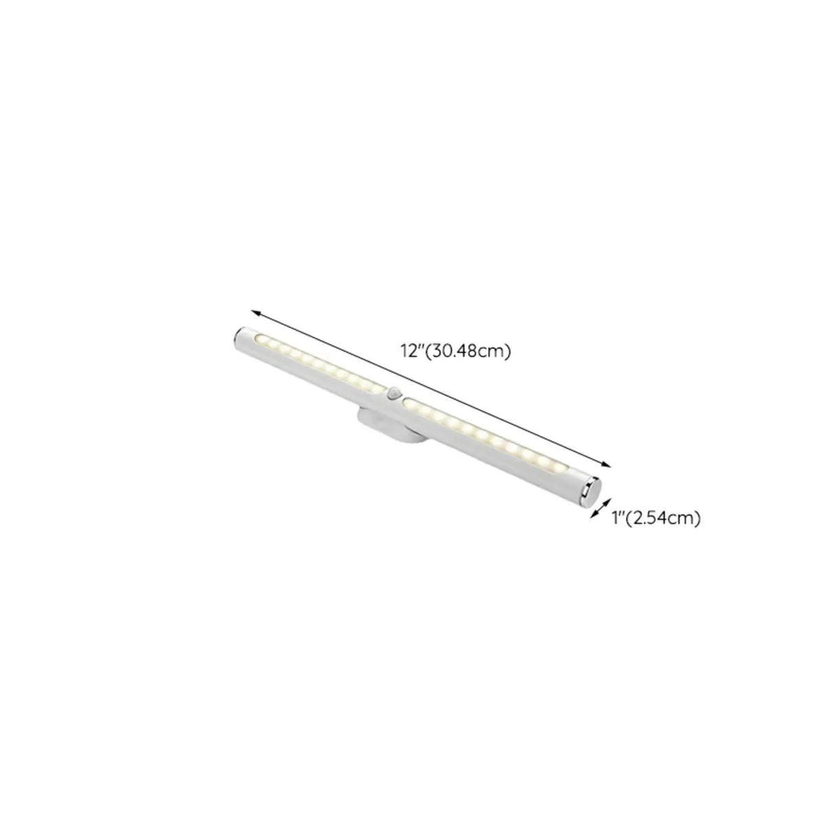 Cloakroom Modern White LED Bar Metal Vanity Light 