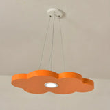 Cloud Metal Kids Room Blue LED Large Pendant Chandelier Image - 13