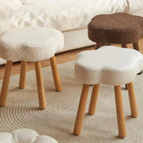 Cloud Removable Cushion Cover Small Accent Ottomans Image - 8