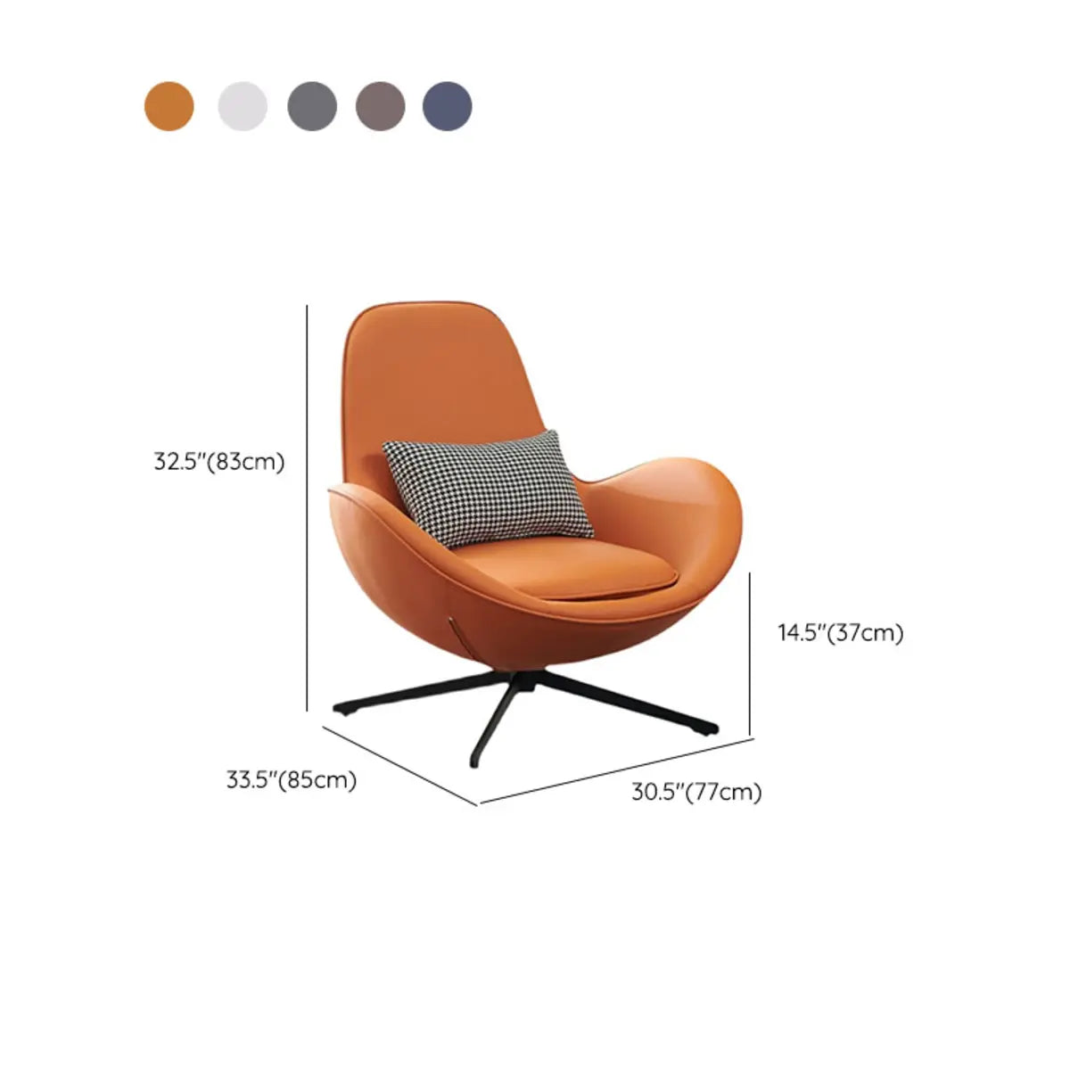 Coffee Stain Resistant Microfiber Leather Arm Chair 