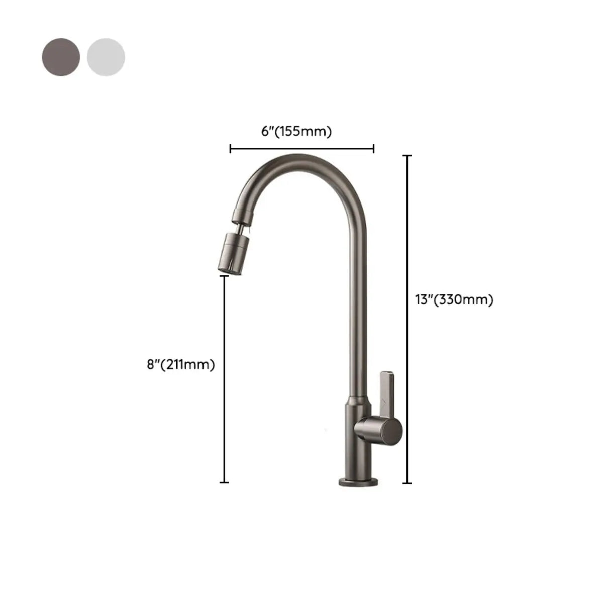 Cold Water Dispensers Swivel Spout Kitchen Faucets 