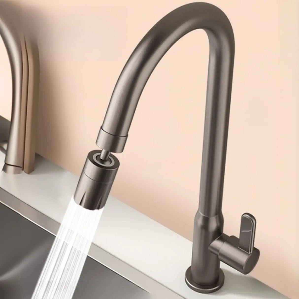 Cold Water Dispensers Swivel Spout Kitchen Faucets Image - 4