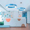 Colorful Circular Pendant Light for Playroom Kids Room Image - 6