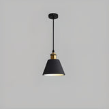 Colorful Cone Pendant Light Set Modern Metal Design Image - 11