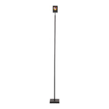 Colorful LED Black Rectangular Modern Floor Light Image - 10