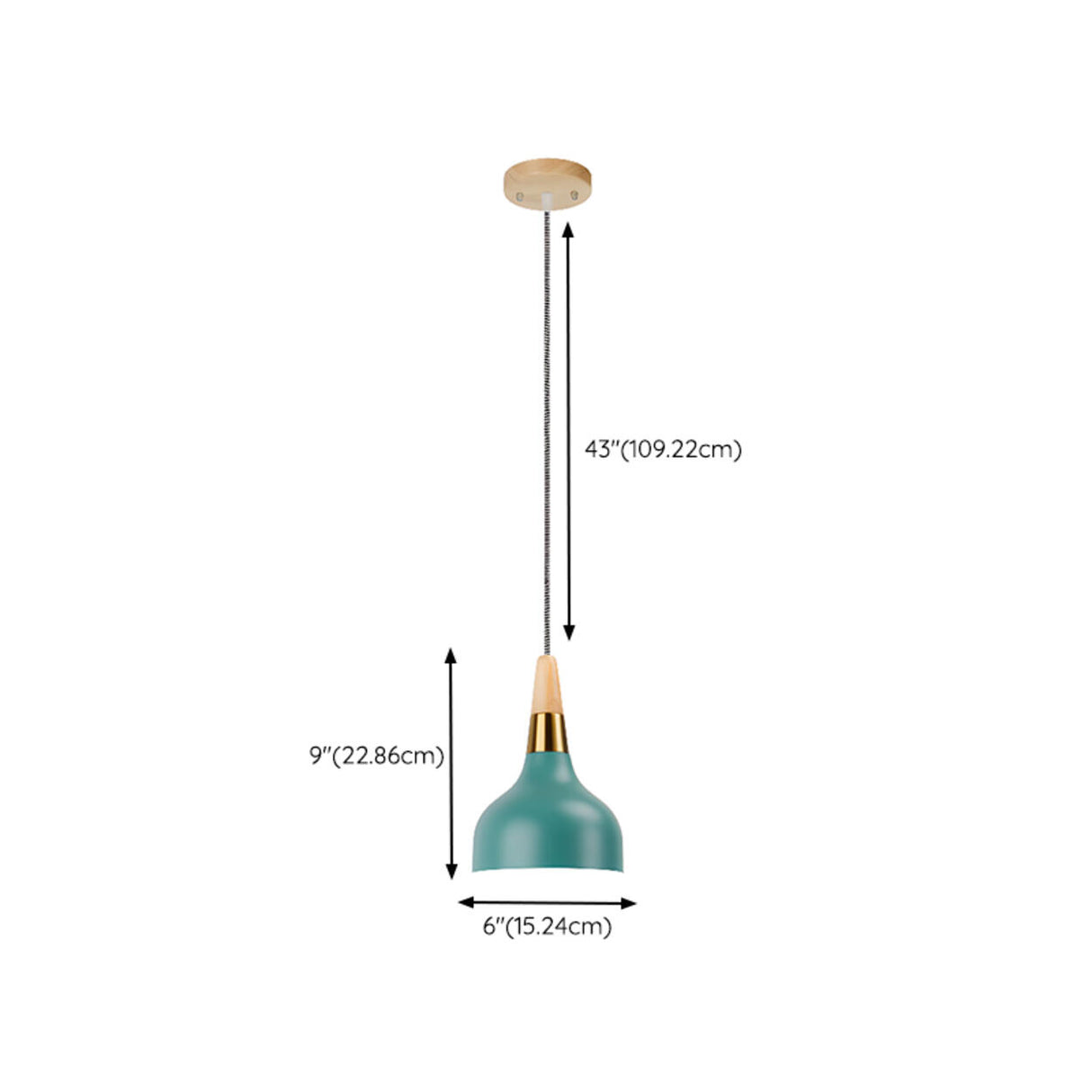 Colorful Modern Scandinavian Aluminum Cone Pendant Lights Image - 12