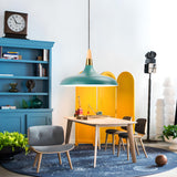 Colorful Modern Scandinavian Aluminum Cone Pendant Lights Image - 8