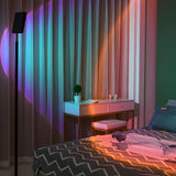 Colorful Projection Rectangular Adjustable Floor Lamp Image - 5