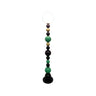 Colorful Round Ball Glass LED Modern Floor Lamp Image - 2