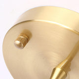 Cone Copper Gold Metal Semi-Flush Mount Ceiling Light Image - 17