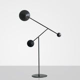 Contemporary 2-Light Black Cone Metal Floor Light Image - 4