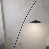 Contemporary Adjustable Cone and Arched Floor Lamp Image - 9