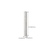 Contemporary Alabaster Rectangle White Bedroom Wall Sconce Image - 14