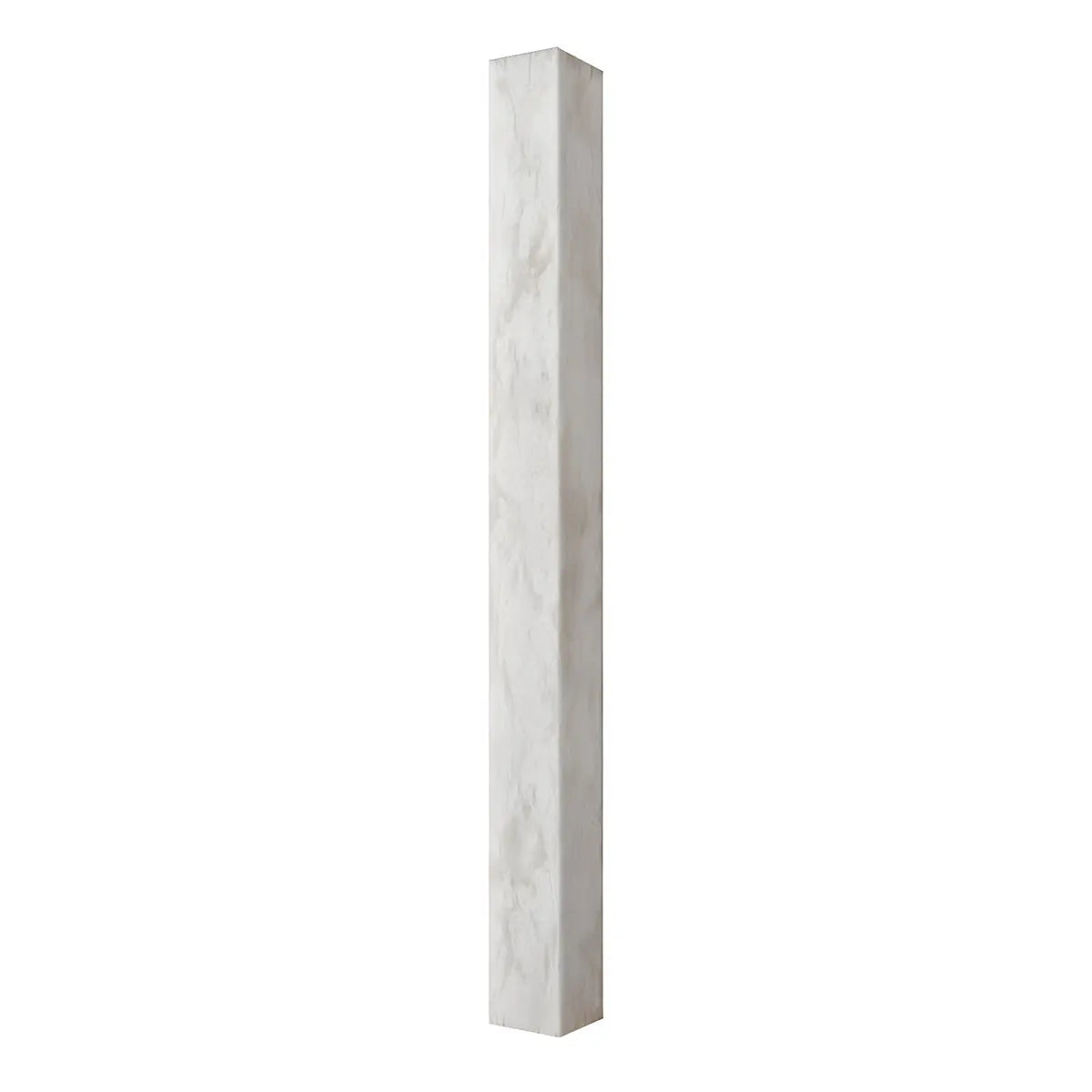 Contemporary Alabaster Rectangle White Bedroom Wall Sconce Image - 8