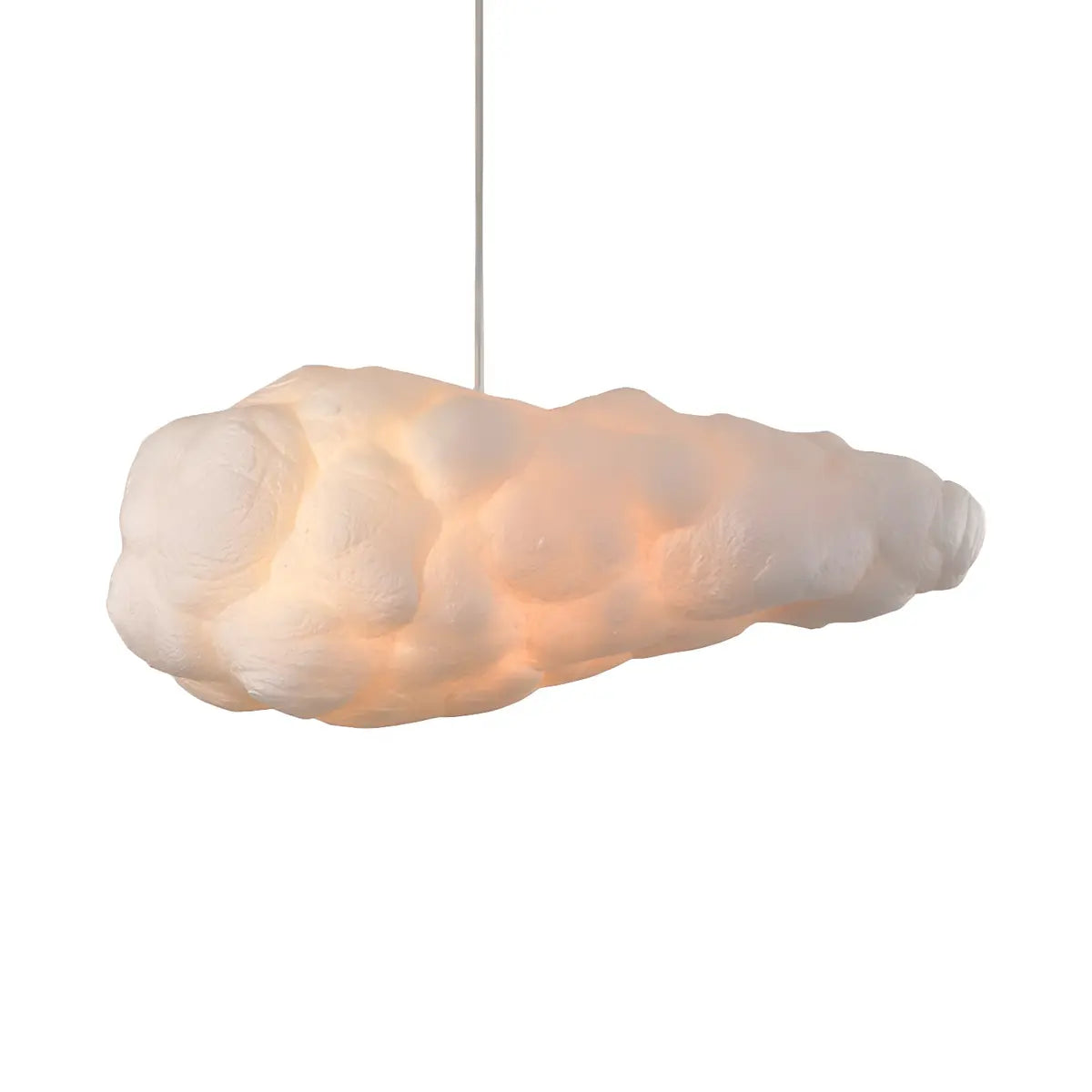 Contemporary Art Deco White Cloud Bedroom Pendant Light Image - 8