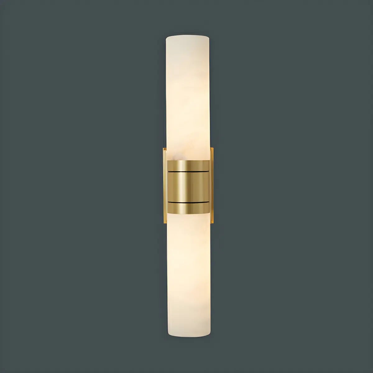 Contemporary Bedroom Alabaster Industrial LED Wall Lamp Image - 7