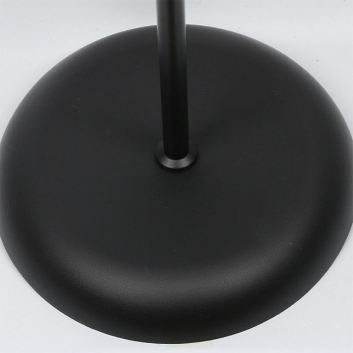 Contemporary Bedroom Black Inverted Cone Floor Lamp Image - 10