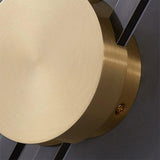 Contemporary Black and Gold Linear Metal Wall Sconce Image - 14