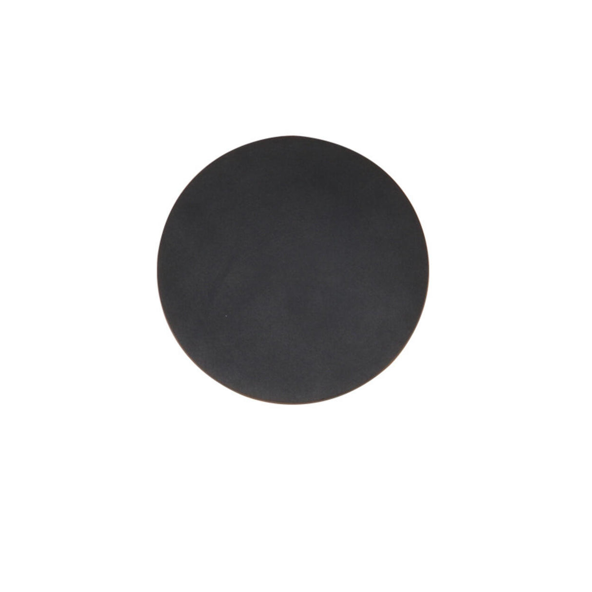 Contemporary Black Circular Wall Sconce Image - 5