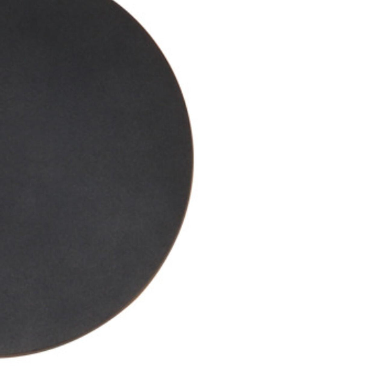 Contemporary Black Circular Wall Sconce Image - 7