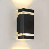 Contemporary Black Cylindrical Exterior Wall Light Image - 2