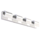 Contemporary Black LED Bathroom Vanity Light Fixture Image - 9