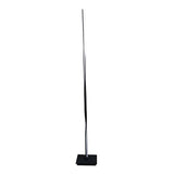 Contemporary Black LED Twisted Metal Floor Lamp Image - 5