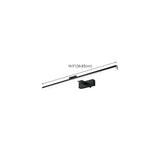 Contemporary Black Linear Rotating Bar Vanity Light #size