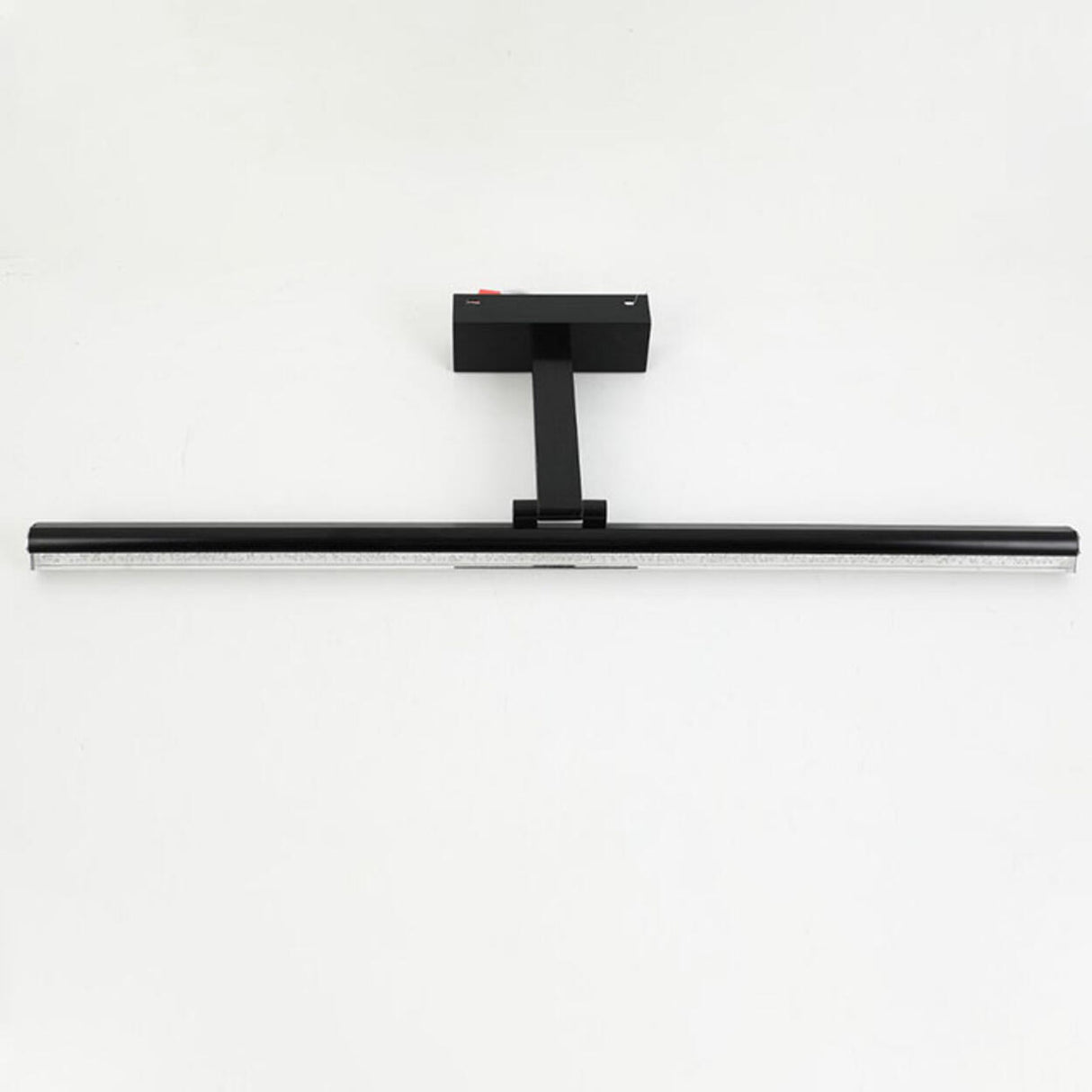 Contemporary Black Linear Rotating Bar Vanity Light Image - 9