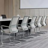 Contemporary Black Mesh Ergonomic Office Chairs Image - 4