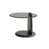 Contemporary Black Round Glass Nesting Coffee Table Image - 23