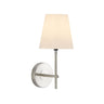 Contemporary Chrome Cylinder Bedroom Wall Sconce Image - 7