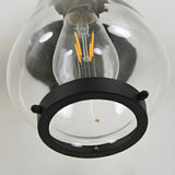 Contemporary Clear Glass LED Outdoor Mini Wall Sconce Image - 7