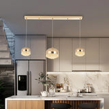 Contemporary Crystal Gold Dome Pendant Light Image - 7