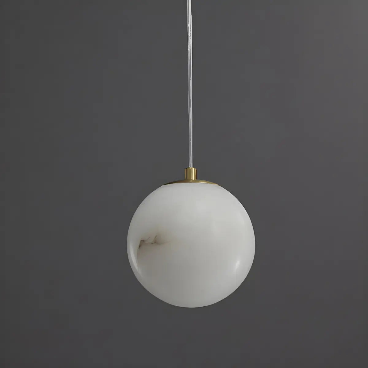 Contemporary Cylinder Alabaster Bedroom Pendant Light Image - 10