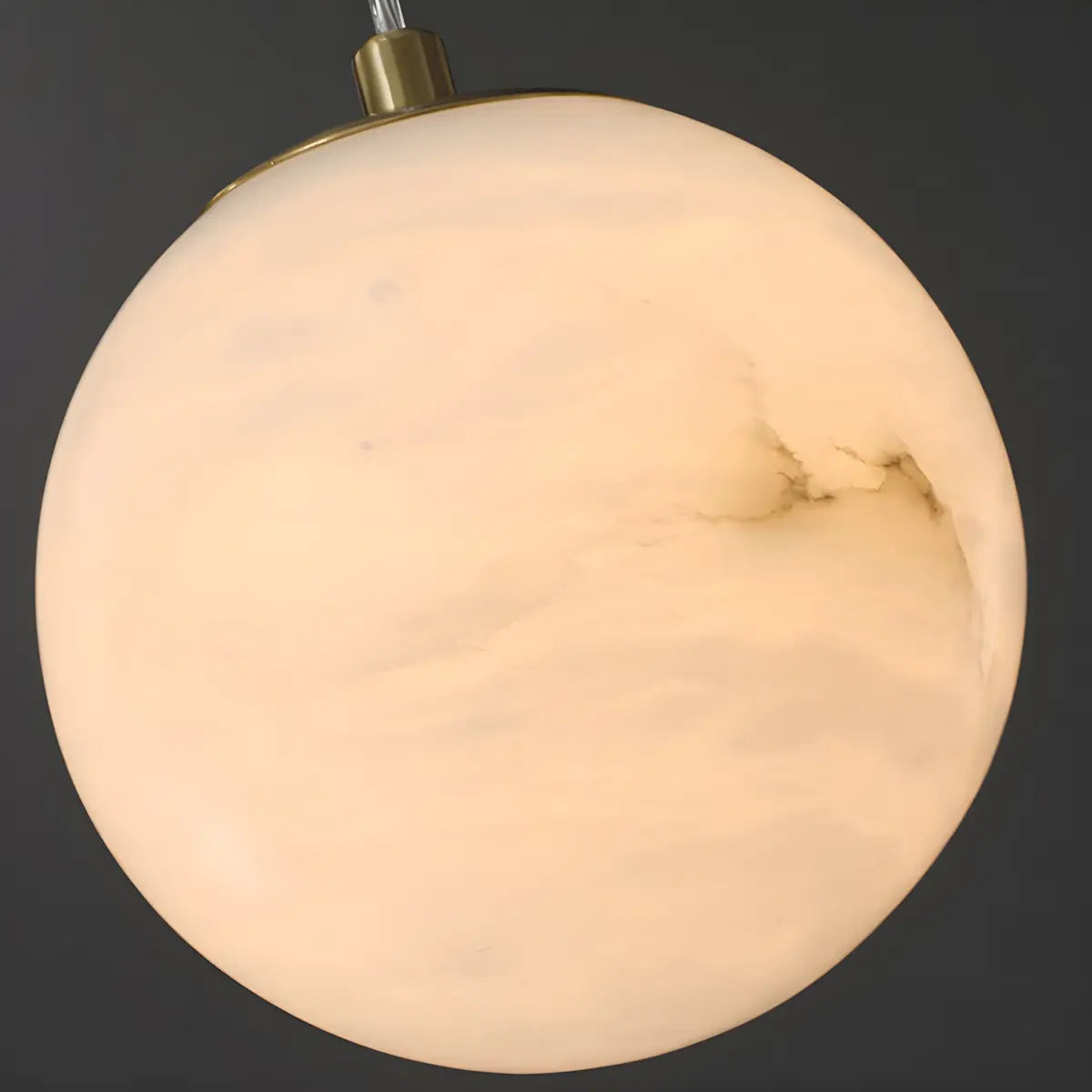 Contemporary Cylinder Alabaster Bedroom Pendant Light Image - 11