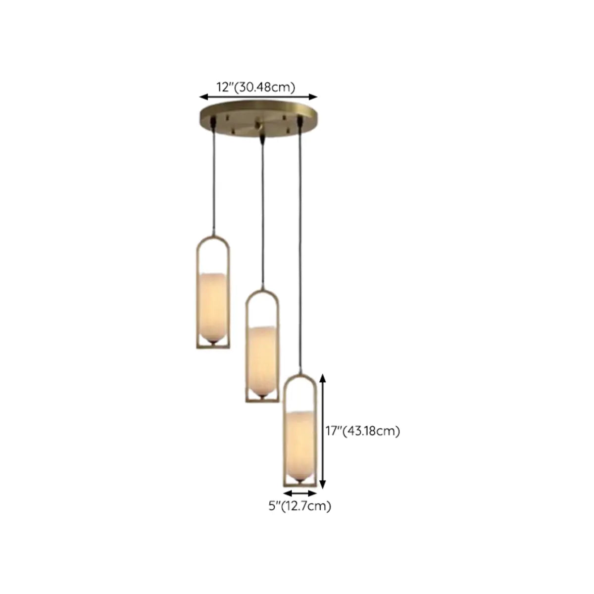 Contemporary Cylinder Alabaster Dining Room Pendant Light Image - 14