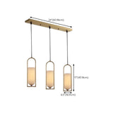 Contemporary Cylinder Alabaster Dining Room Pendant Light Image - 15