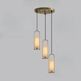 Contemporary Cylinder Alabaster Dining Room Pendant Light Image - 8