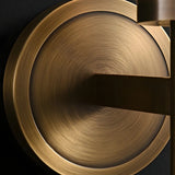 Contemporary Cylinder Alabaster Gold Bedside Wall Sconce Image - 10