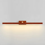 Contemporary Cylinder Walnut Wooden LED Vanity Light Image - 17