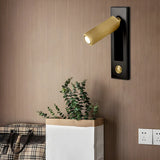 Contemporary Cylindrical Adjustable Reading Wall Light Image - 4