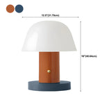 Contemporary Dome Shade Geometric Metal Table Lamp #size