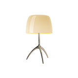 Contemporary Domed Glass Tripod Decorative Table Lamp Image - 9