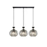 Contemporary Drum Clear Crystal 3 Lights Pendant Light Kit Image - 7