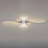 Contemporary Dual Curved LED Wall Sconce Light Image - 5