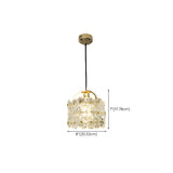 Contemporary Flower Crystal Orchid Blossom Pendant Light Image - 13