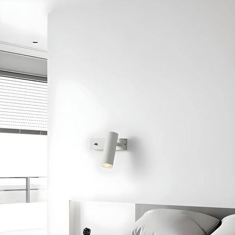 Contemporary Geometric Acrylic Bedside Reading Wall Light Image - 2